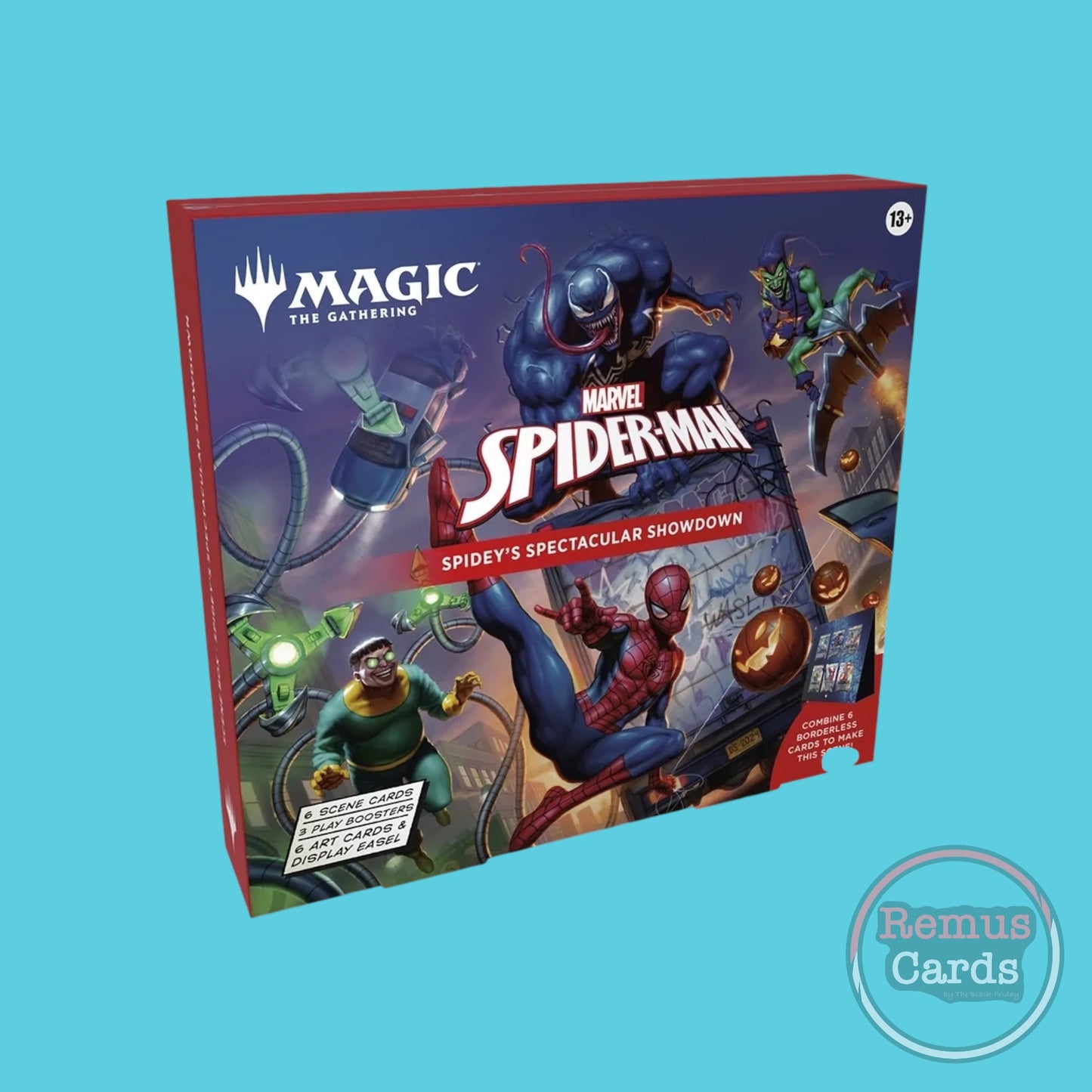 Marvel’s Spider-Man Scene Box – 6 Borderless Scene Cards + 3 Play Booster – EN – RemusCards