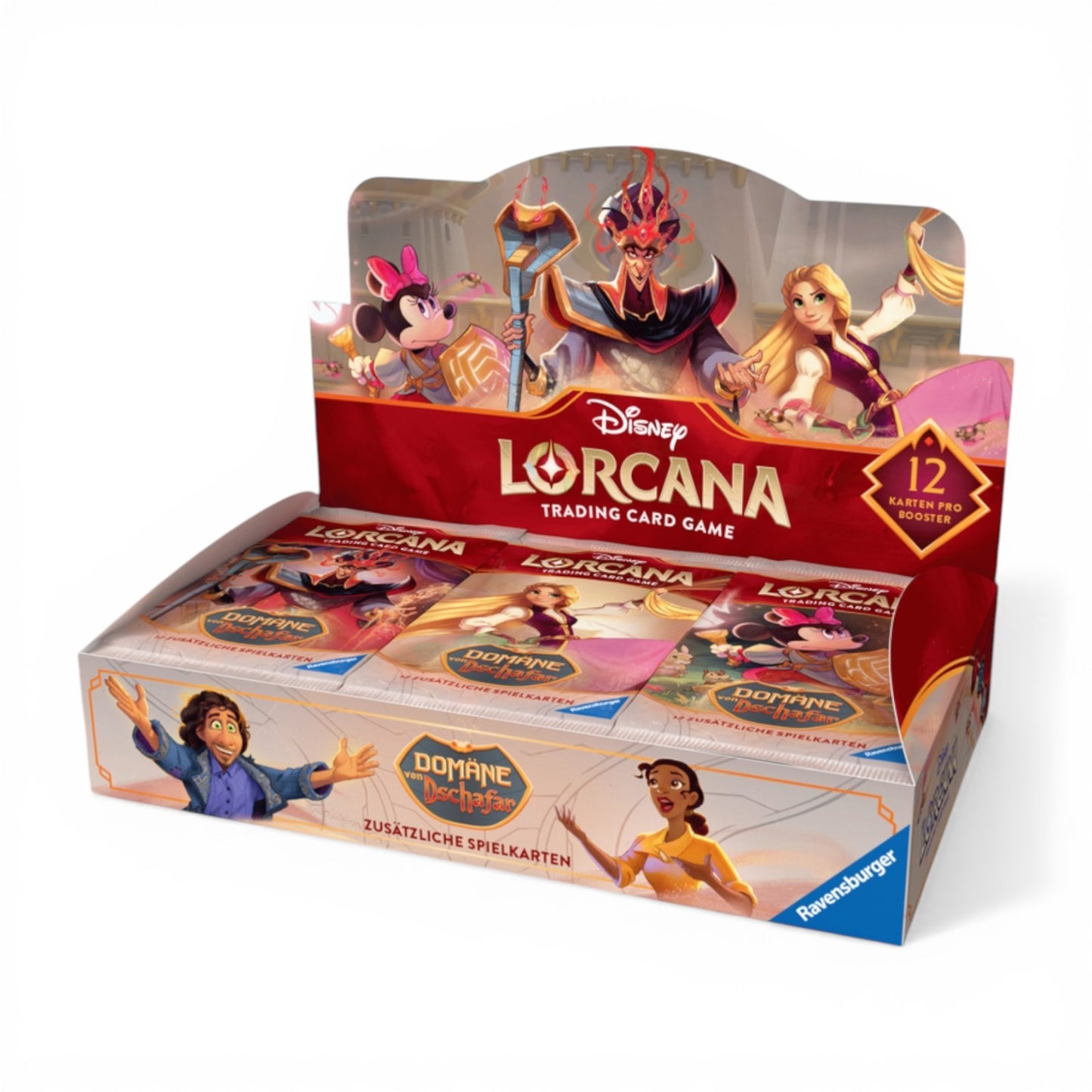 Disney Lorcana Trading Card Game – Booster Display (24 Boosterpacks, 12 Karten je Booster) | Neu & OVP