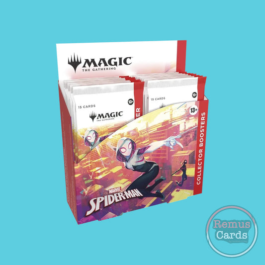 Marvel Spider-Man Collector Display – 12 Magic Booster – Englisch – sealed – RemusCards
