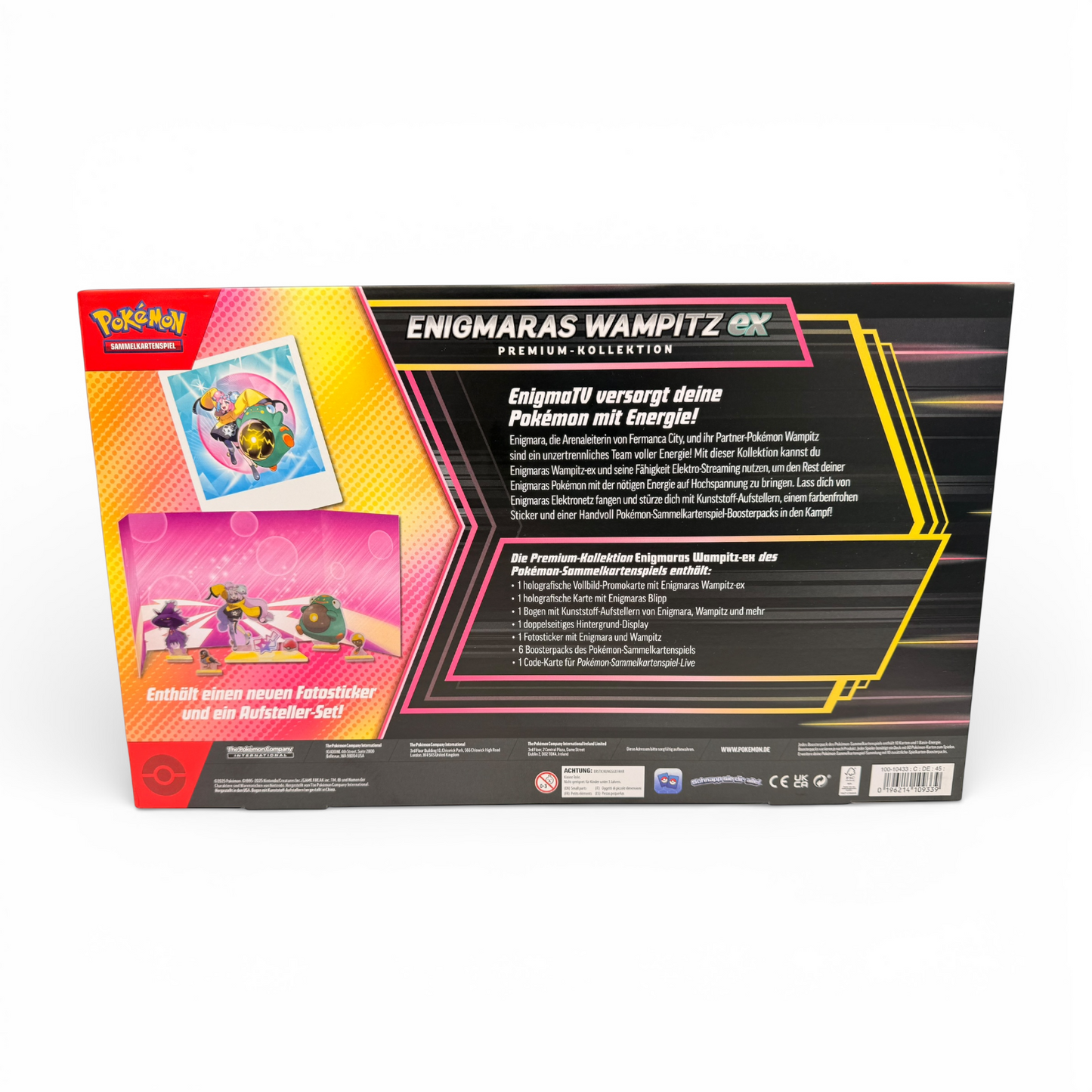 Pokémon – Enigmaras Wampitz-ex – Premium Kollektion (Deutsch)