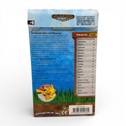Pokémon TCG – Themendeck „Let’s Play, Pikachu!“ (DE)