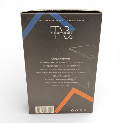 Premium Acrylbox für Pokémon Elite Trainer Box / Top Trainer Box