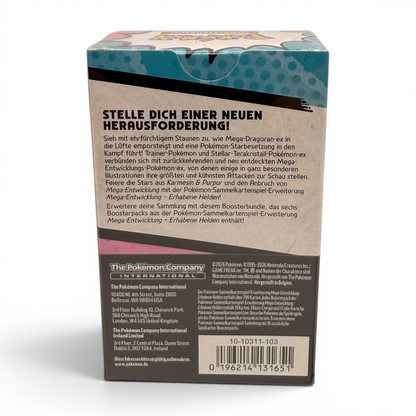 Mega-Entwicklung – Erhabene Helden | Boosterbundle (6 Boosterpacks) (DE)