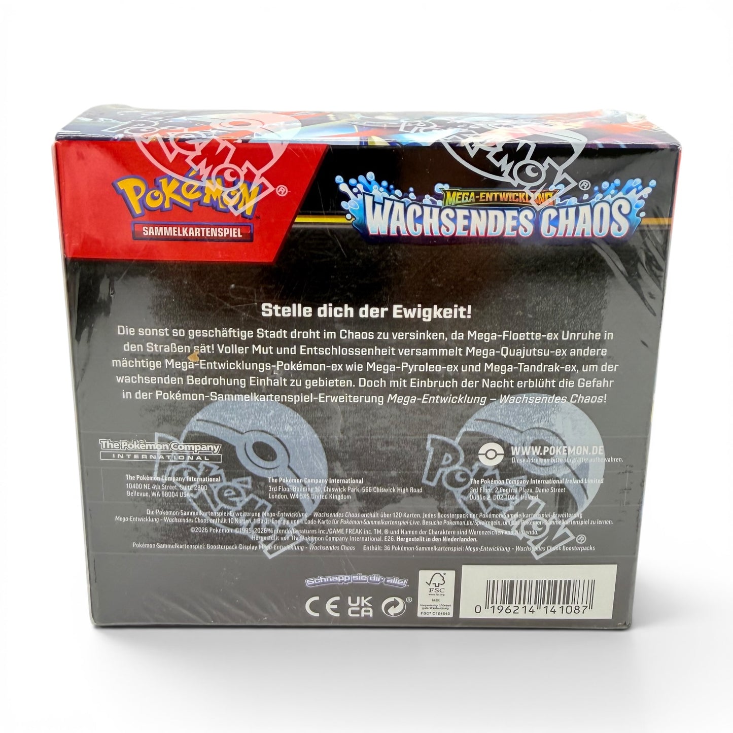 Pokémon TCG: Mega-Entwicklung – Wachsendes Chaos – Booster Display (DE)