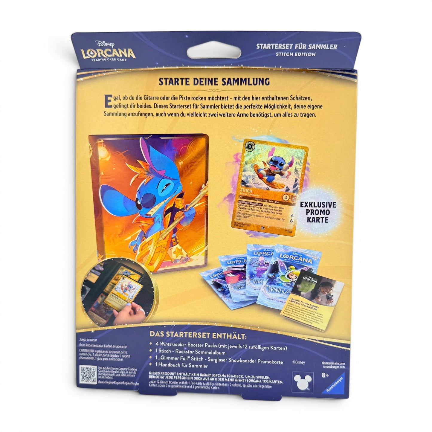Disney Lorcana – Starterset für Sammler (Stitch Edition) – Winterzauber (DE)