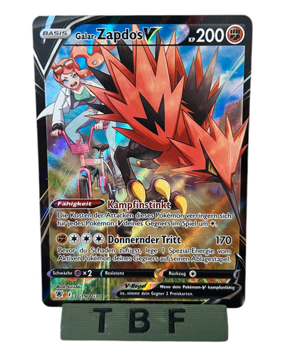 Galar-Zapdos V - Astral Shine (2023, German) - TG19 - Special Illustration Rare - Near Mint