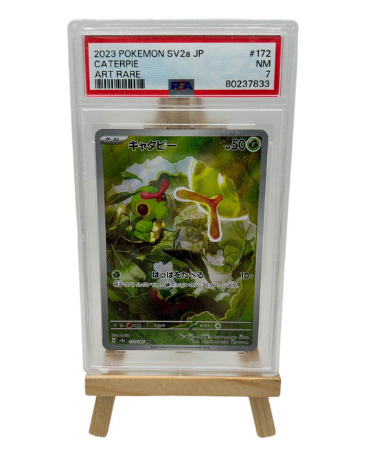 2023 Pokémon SV2a JP Caterpie Art Rare PSA 7