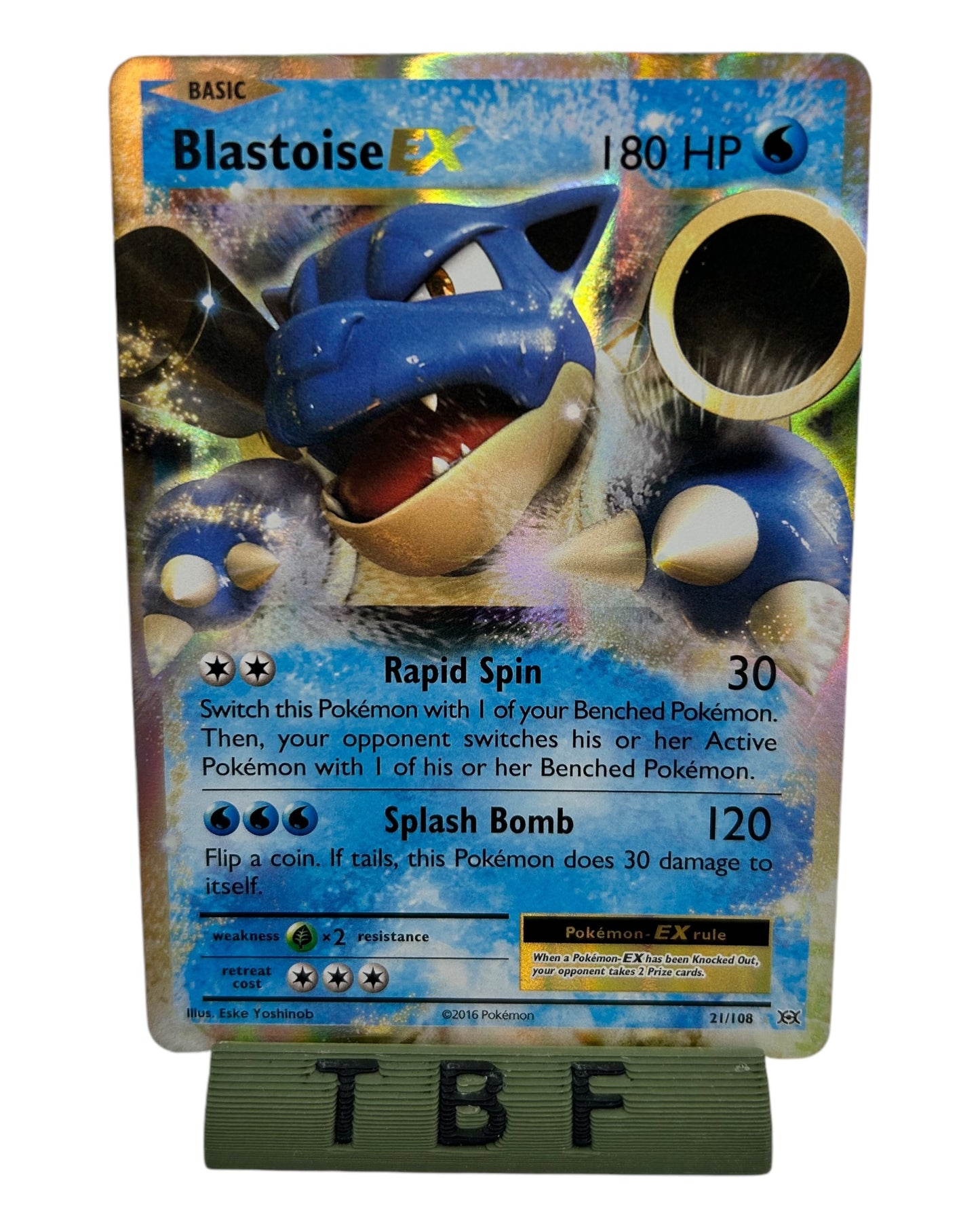 Blastoise EX 21/108 Evolution englisch NM