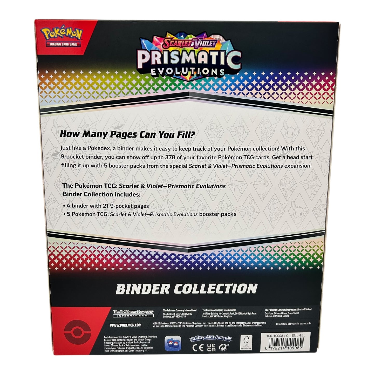 Pokémon TCG: Prismatic Evolutions (SV8.5) - Binder Collection (EN)