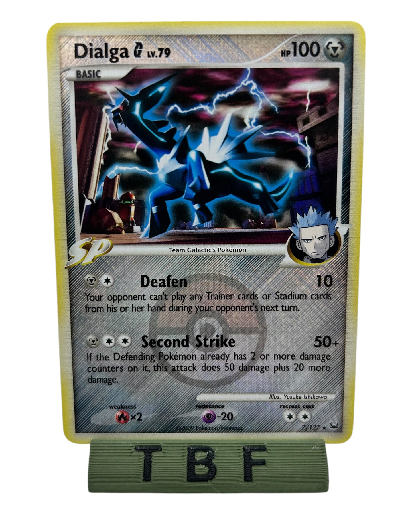 Dialga [G] Lv.79 Platin 7/127 Holorare (Reverse Holo) - Englisch (NM)