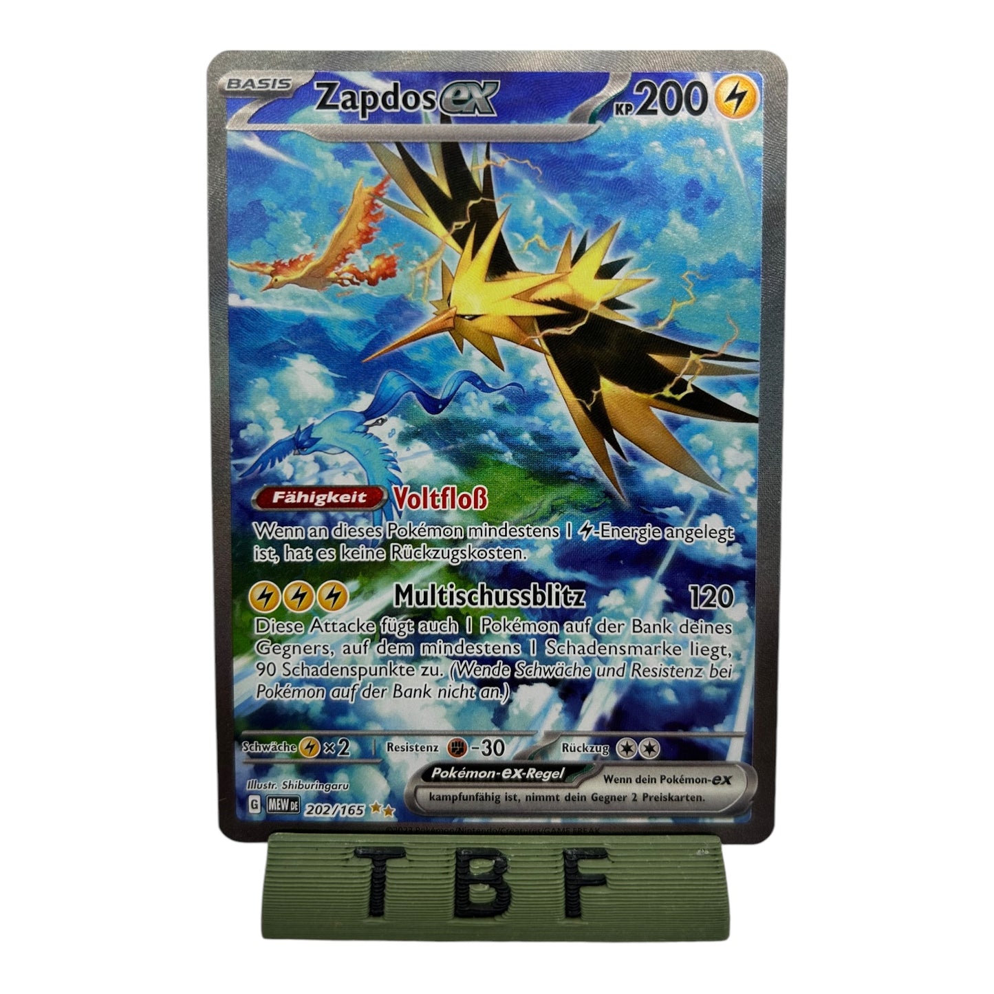 Zapdos ex 202/165 151 - Deutsch NM