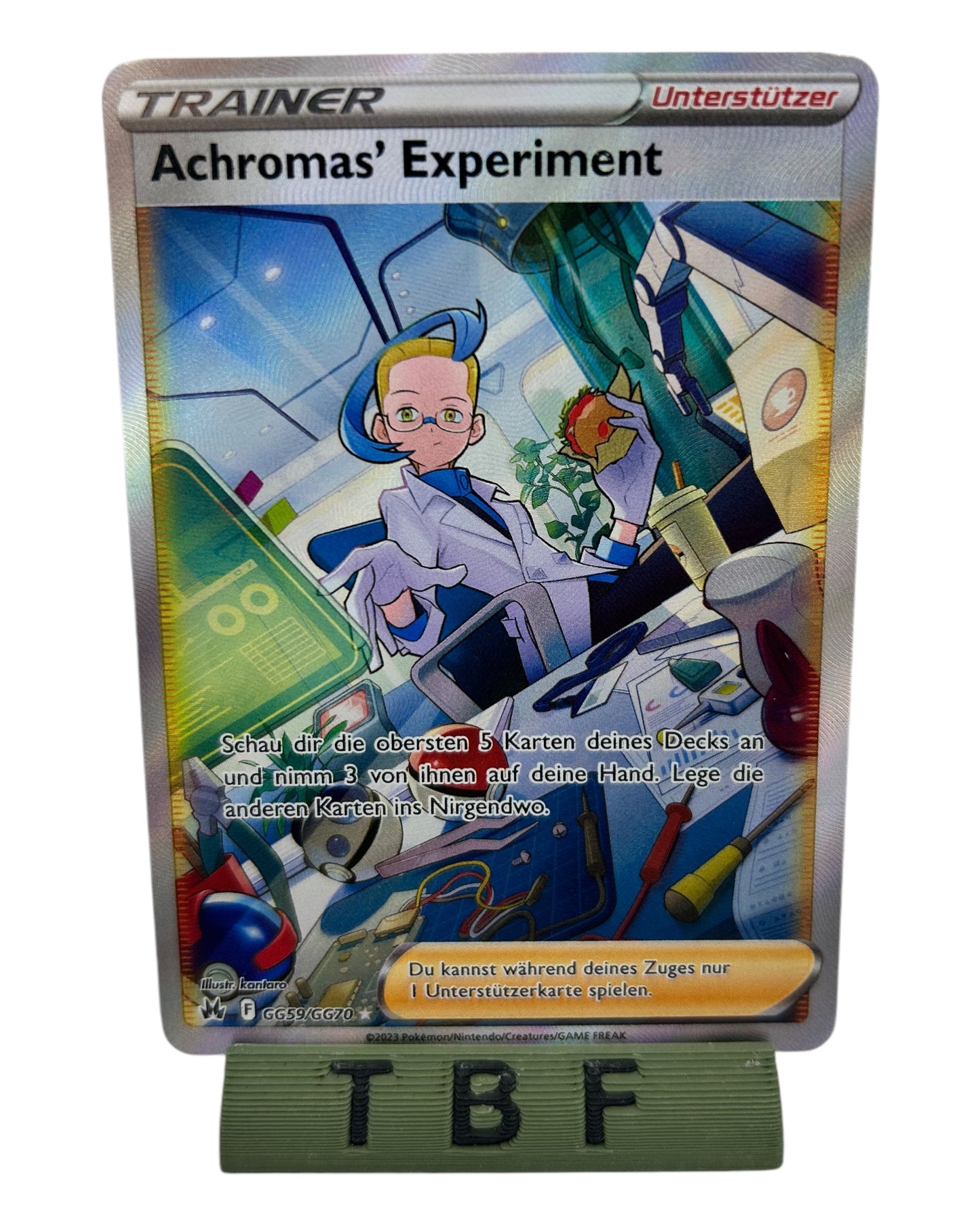 Achromas' Experiment GG59/GG70 Special Illustration Rare Zenit der Könige NM