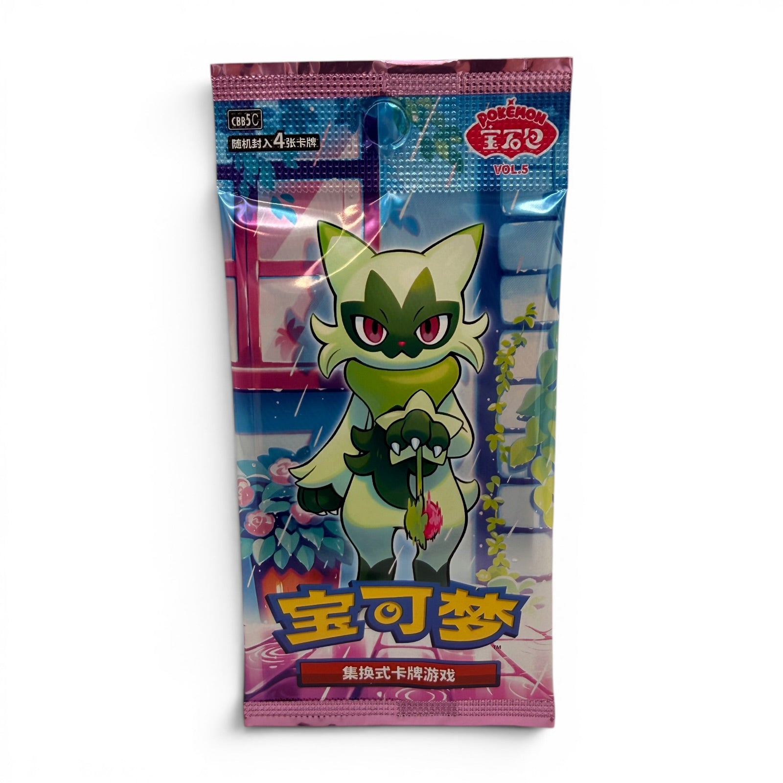 Pokémon TCG China Gem Pack Vol. 5 Boosterpack – Meowscarada Artwork (CBB5C)