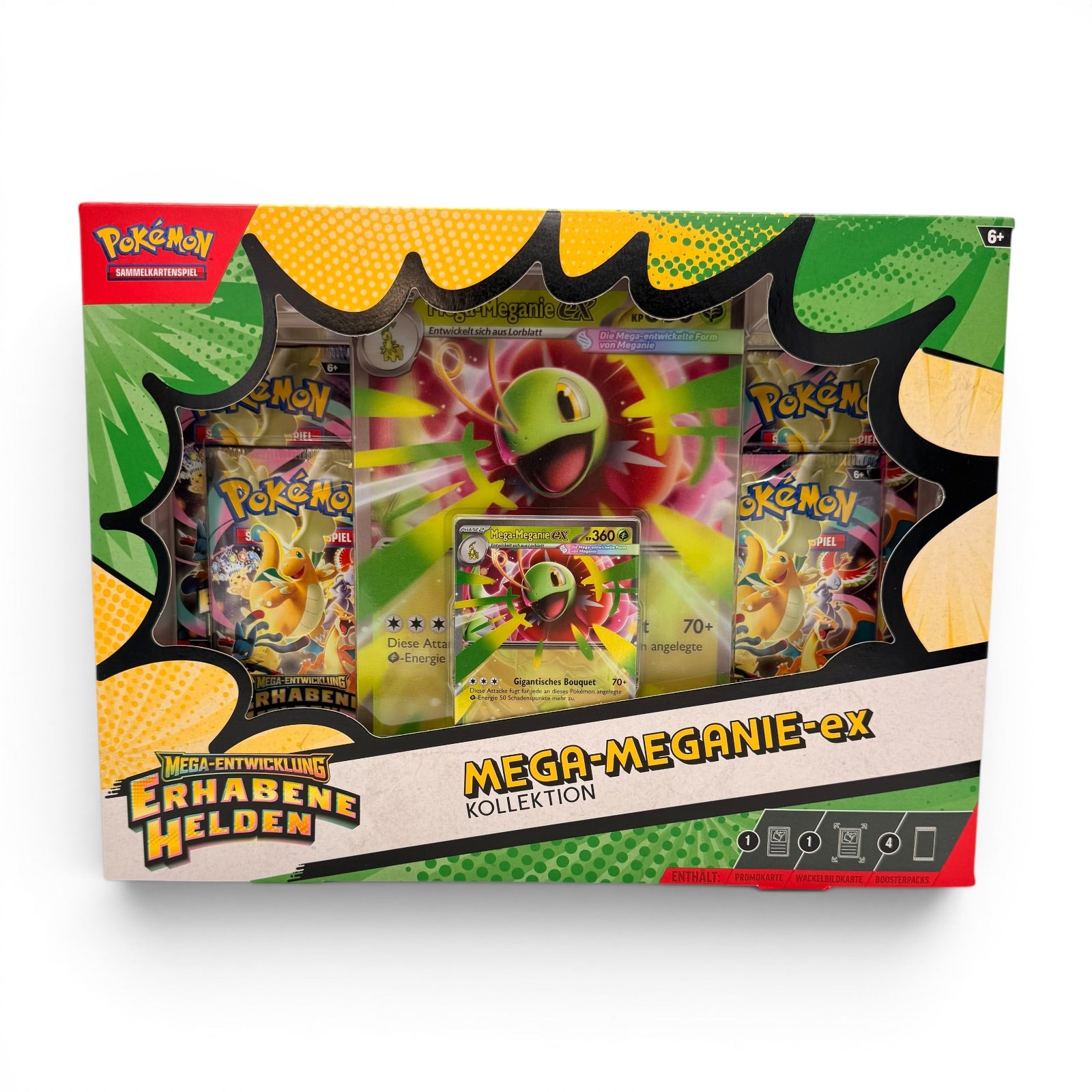 Pokémon TCG Mega-Entwicklung – Erhabene Helden Mega-Kollektion (DE) – Mega-Meganie-ex