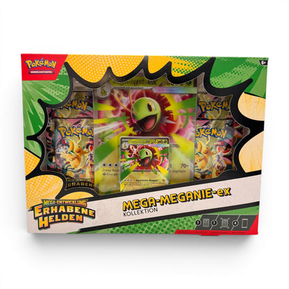 Pokémon TCG Mega-Entwicklung – Erhabene Helden Mega-Kollektion (DE) – Mega-Meganie-ex