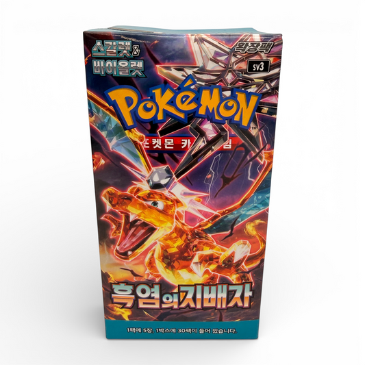 Pokémon TCG SV3 Ruler of the Black Flame Display Koreanisch versiegelt
