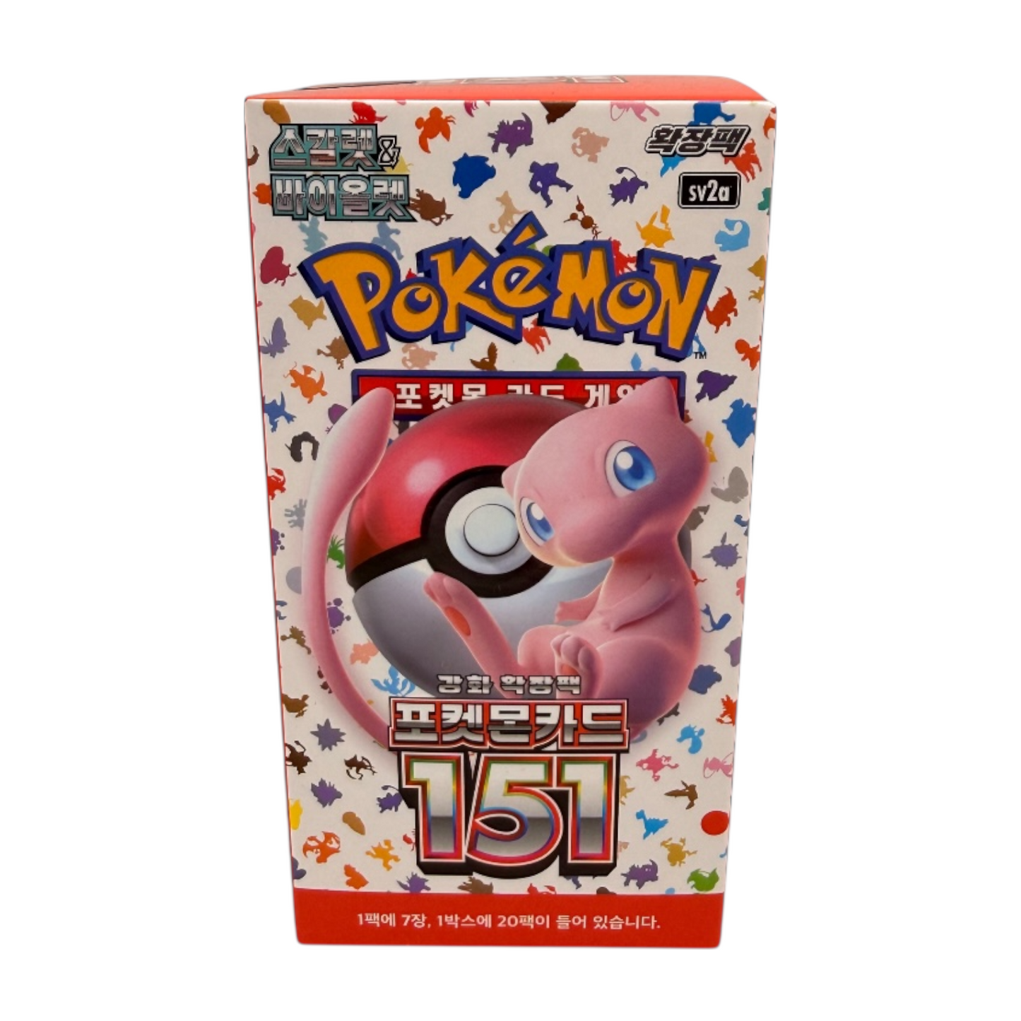 Pokémon TCG Scarlet & Violet 151 Booster Box Koreanisch SV2a Display 20 Boosterpacks