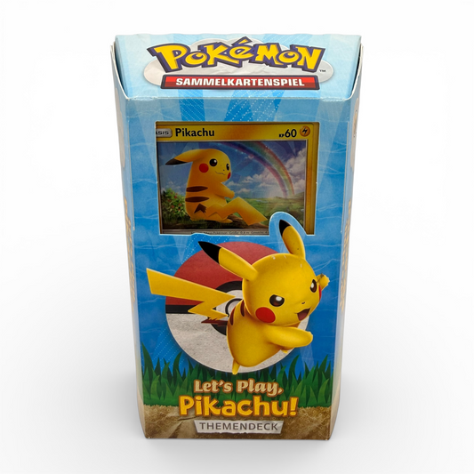 Pokémon TCG Themendeck „Let’s Play, Pikachu!“ (DE) – spielbereites 60-Karten-Deck inkl. Zubehör (neu & OVP)
