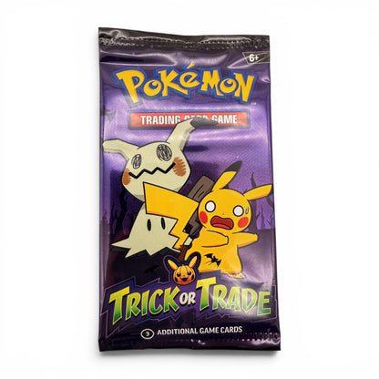 Pokémon TCG Trick or Trade BOOster Pack EN mit Pikachu und Mimikyu – 3 Karten – RemusCards