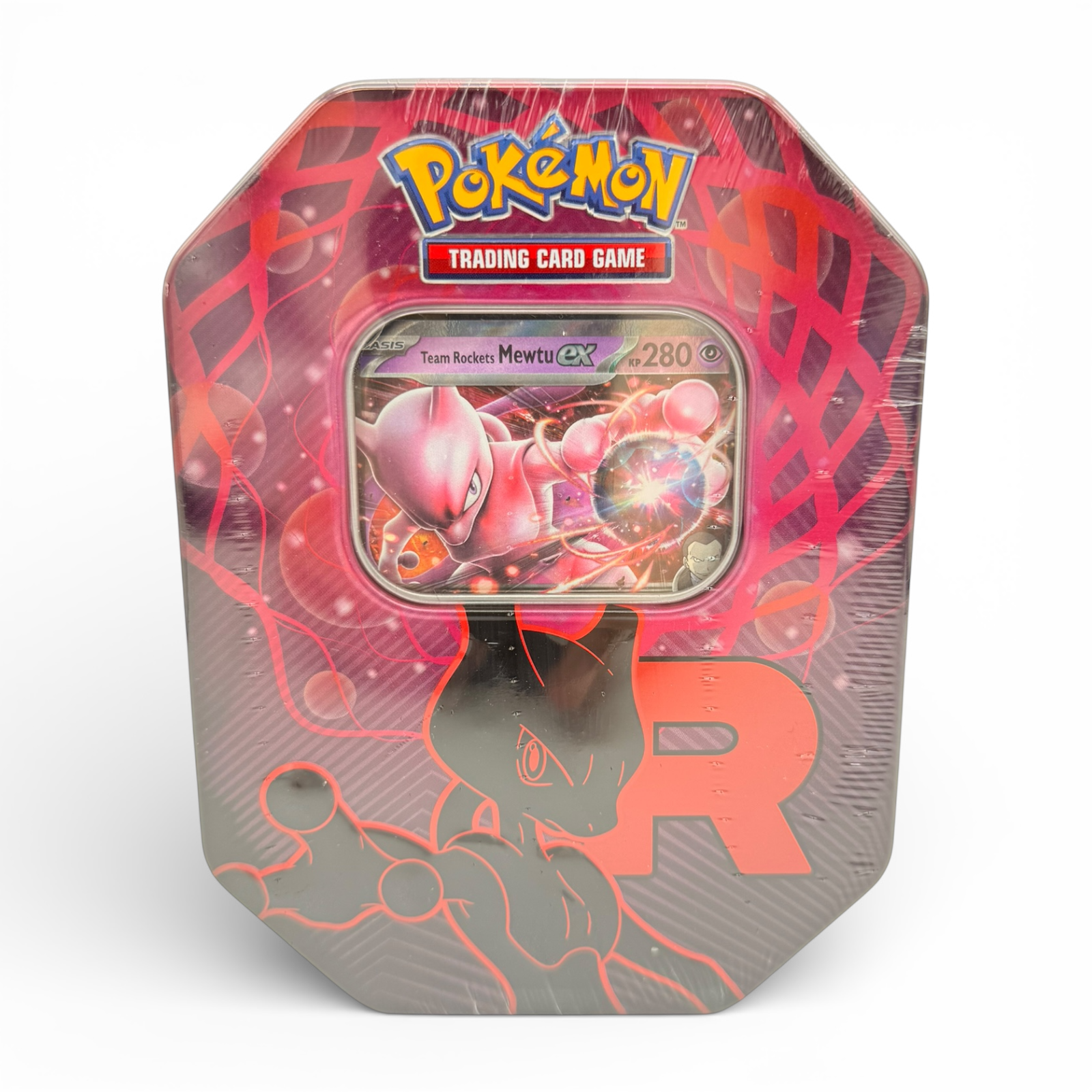 Pokémon Team Rocket Mewtu-ex Tin-Box 2025 Deutsch – Metallbox mit Promo und 4 Boostern