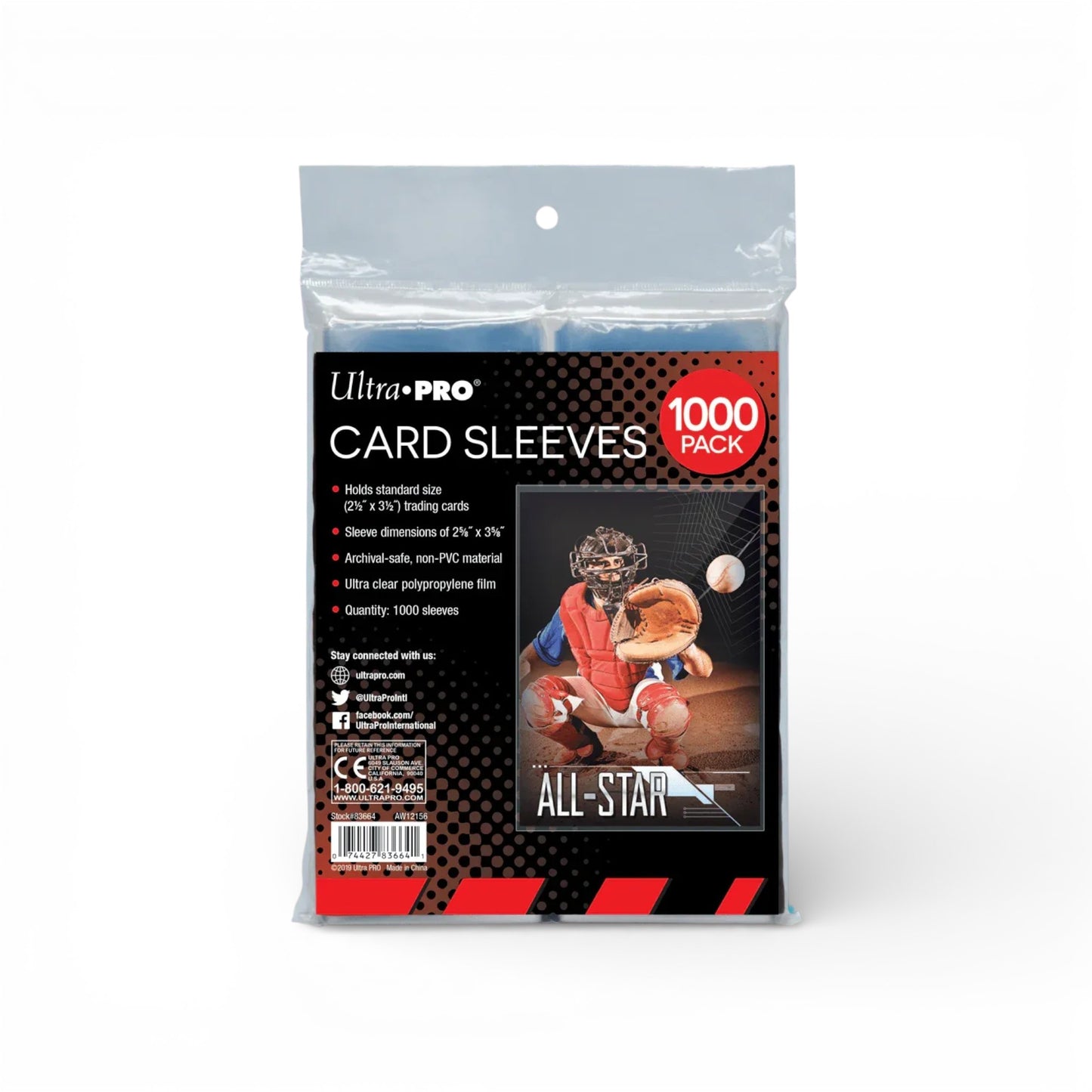 Ultra Pro – Soft Trading Card Penny Sleeves (1000 Stück)