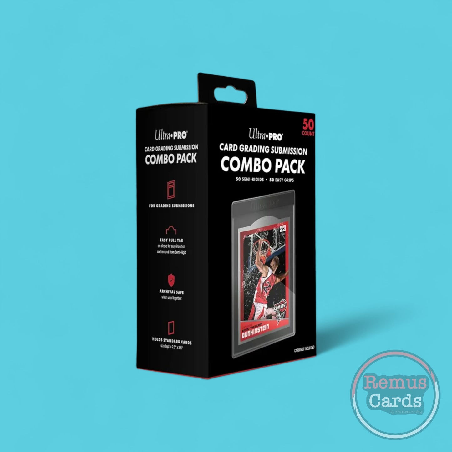 Ultra PRO Card Grading Submission Combo Pack – 50 Semi-Rigids + 50 Easy Pull Sleeves – RemusCards
