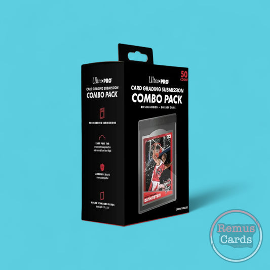 Ultra PRO Card Grading Submission Combo Pack – 50 Semi-Rigids + 50 Easy Pull Sleeves – RemusCards
