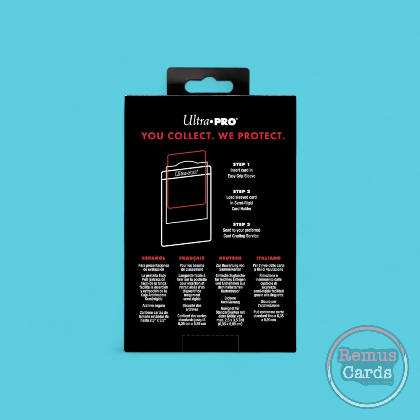 Ultra PRO Card Grading Submission Combo Pack – 50 Semi-Rigids + 50 Easy Pull Sleeves – RemusCards
