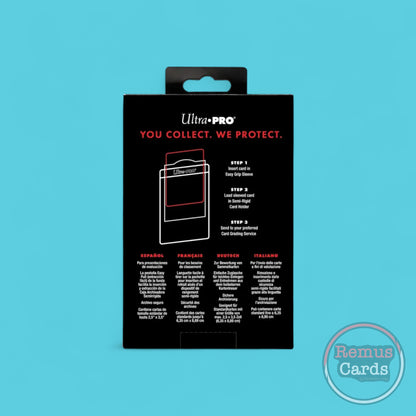 Ultra PRO Card Grading Submission Combo Pack – 50 Semi-Rigids + 50 Easy Pull Sleeves – RemusCards

