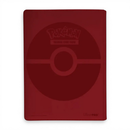 Ultra Pro Elite Series Glurak 9-Pocket Zip PRO-Binder – Rückseite (Pokéball-Prägung)