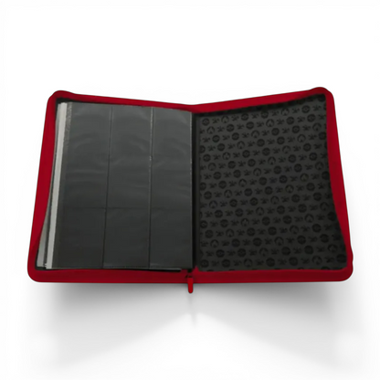 Ultra Pro Elite Series Glurak PRO-Binder – Innenansicht seitliche Taschen (Side-Loading)