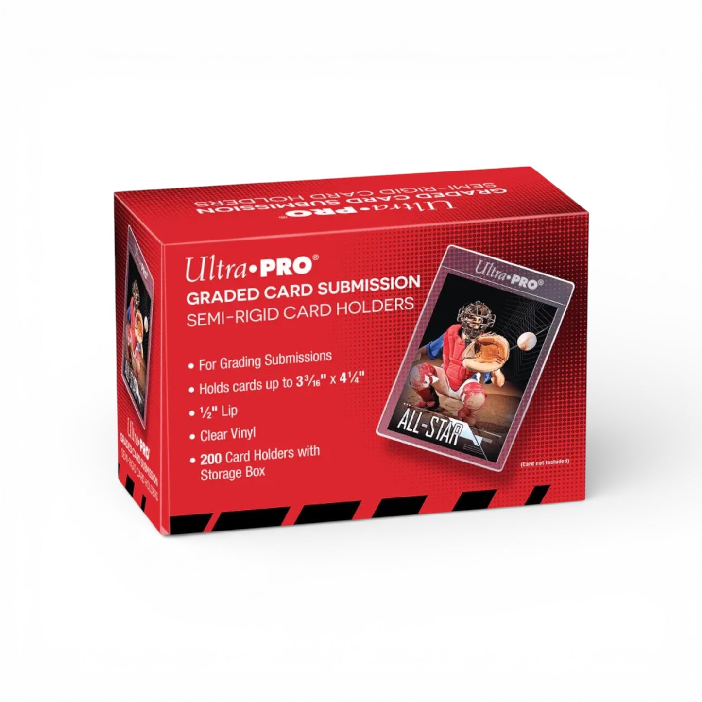 Ultra PRO – Semi Rigid 1/2" Lip Tall Sleeves Card Holder 200 Stück
