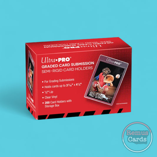Ultra PRO Semi Rigid 1/2" Lip Tall Sleeves – 200ct – Grading Submission – RemusCards
