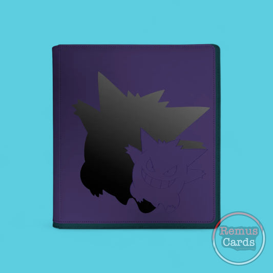 Ultra PRO 12-Pocket PRO-Binder Gengar – Pokémon Kartenordner mit Reißverschluss – Platz für 480 Karten – RemusCards
