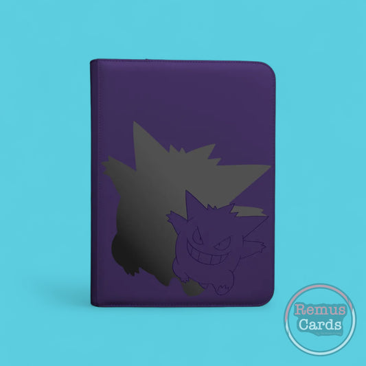 Ultra PRO 9-Pocket PRO-Binder Gengar – Pokémon Kartenordner mit Reißverschluss – Platz für 360 Karten – RemusCards
