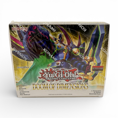 Yu-Gi-Oh Doom of Dimensions Booster Display DE 1. Auflage 24 Booster Packs OVP