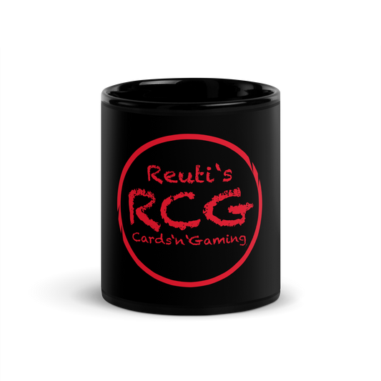 “Reutis Cards’n Gaming” Schwarze Keramiktasse